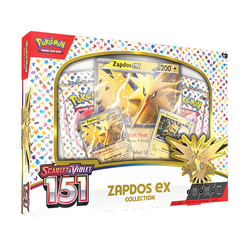 Pokemon TCG: Scarlet & Violet - 151 - (SV3.5) Zapdos ex Collection - بطاقة بوكيمون